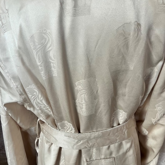 Boca Terry cotton lined champagne, Lionhead robe - Picture 10 of 13
